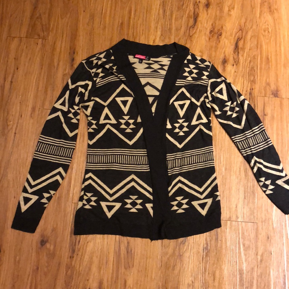 Tribal print cardigan- large